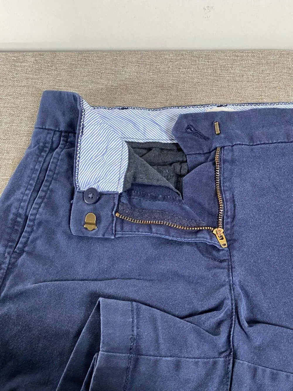 J. Crew Chino Shorts Women's 6 Mid Rise Blue Casual